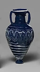 Glass amphoriskos (perfume bottle) by Unknown Artist