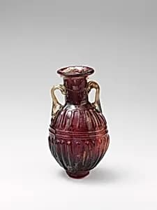 Glass amphoriskos (perfume flask) by Unknown Artist