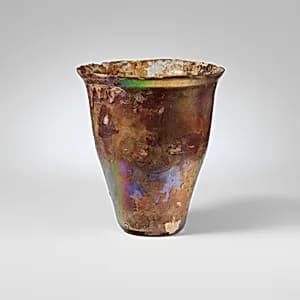 Glass beaker by Unknown Artist