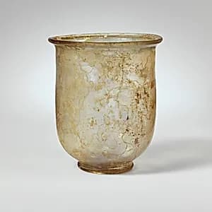Glass beaker by Unknown Artist