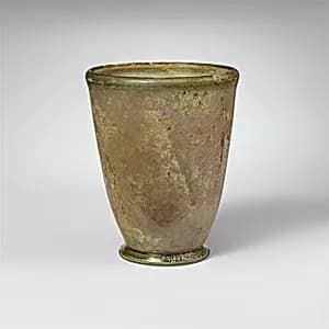Glass beaker by Unknown Artist