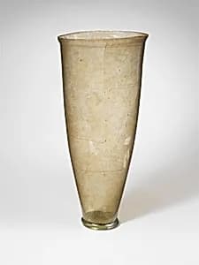 Glass beaker by Unknown Artist