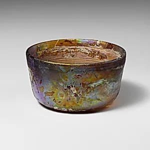 Glass bowl by Unknown Artist