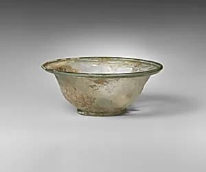 Glass bowl by Unknown Artist