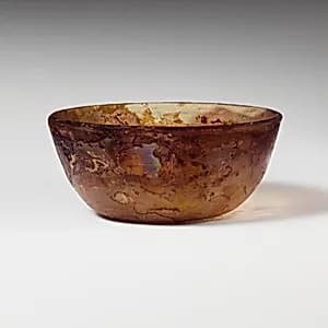 Glass bowl by Unknown Artist