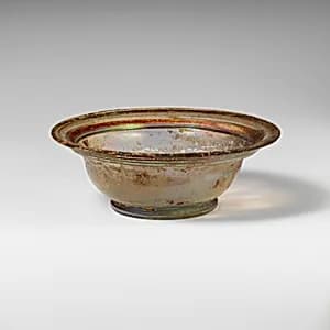 Glass bowl by Unknown Artist