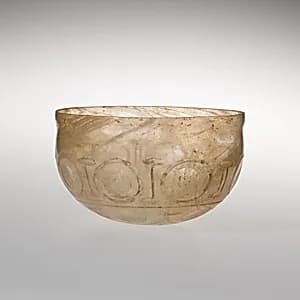 Glass bowl by Unknown Artist