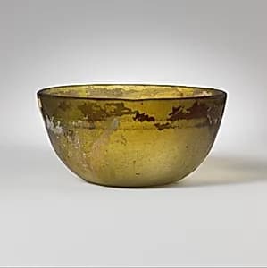 Glass bowl by Unknown Artist