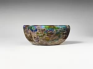 Glass bowl by Unknown Artist