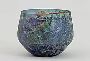 Glass bowl by Unknown Artist