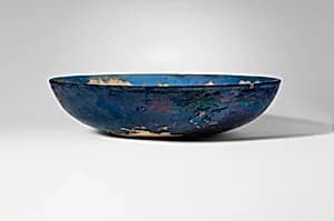 Glass bowl by Unknown Artist