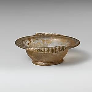 Glass bowl by Unknown Artist