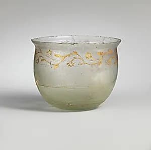Glass bowl by Unknown Artist