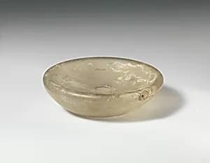 Glass bowl, possibly an inkwell by Unknown Artist
