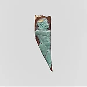 Glass cameo fragment by Unknown Artist