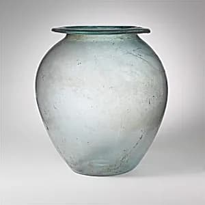 Glass cinerary urn (olla) by Unknown Artist