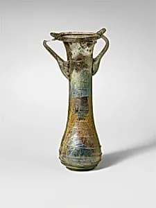 Glass cosmetic flask (kohl tube) by Unknown Artist