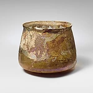 Glass cup by Unknown Artist