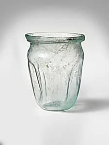 Glass cup by Unknown Artist