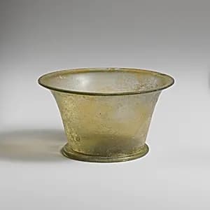 Glass cup by Unknown Artist