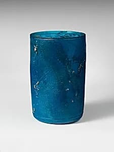 Glass cylindrical beaker by Unknown Artist