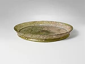 Glass dish by Unknown Artist