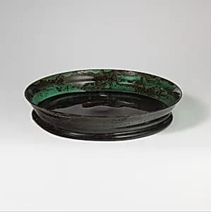 Glass dish by Unknown Artist