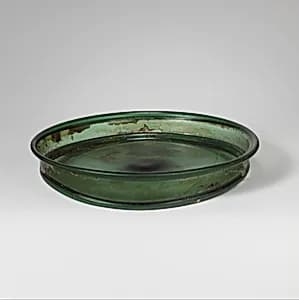 Glass dish by Unknown Artist