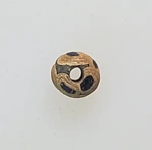 Glass eye bead by Unknown Artist