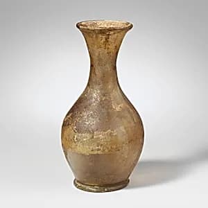 Glass flask by Unknown Artist