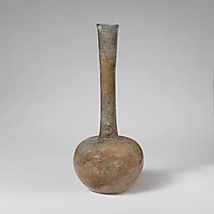 Glass flask by Unknown Artist