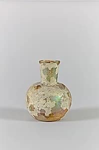 Glass flask by Unknown Artist