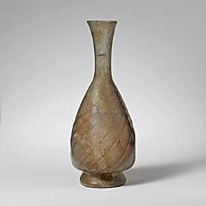 Glass flask by Unknown Artist
