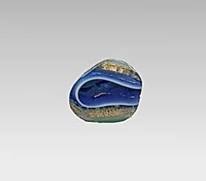 Glass gold-band mosaic fragment by Unknown Artist