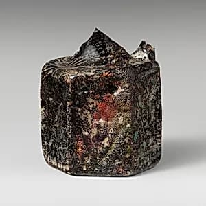 Glass hexagonal jug by Unknown Artist