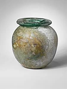 Glass jar by Unknown Artist