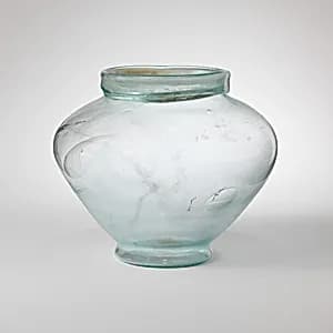 Glass jar by Unknown Artist