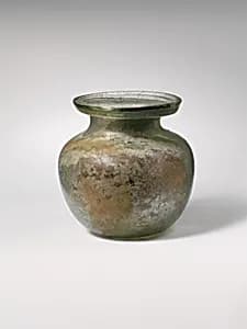Glass jar by Unknown Artist