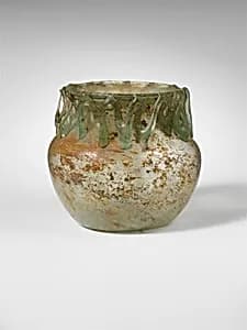 Glass jar by Unknown Artist