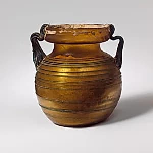Glass jar by Unknown Artist