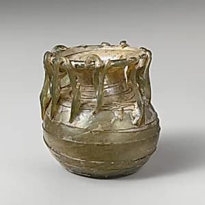 Glass jar by Unknown Artist