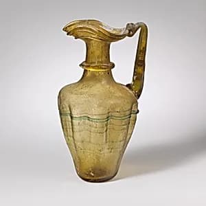 Glass jug with trefoil rim by Unknown Artist