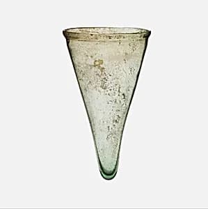 Glass lamp by Unknown Artist