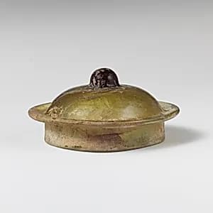 Glass lid by Unknown Artist