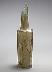 Glass 'Mercury' bottle by Unknown Artist