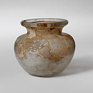 Glass miniature jar by Unknown Artist