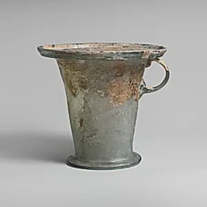 Glass modiolus (one-handled cup) by Unknown Artist
