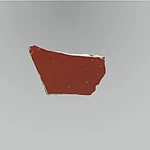Glass monochrome dish fragment by Unknown Artist