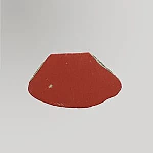 Glass monochrome dish fragment by Unknown Artist