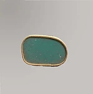 Glass monochrome inlay fragment by Unknown Artist